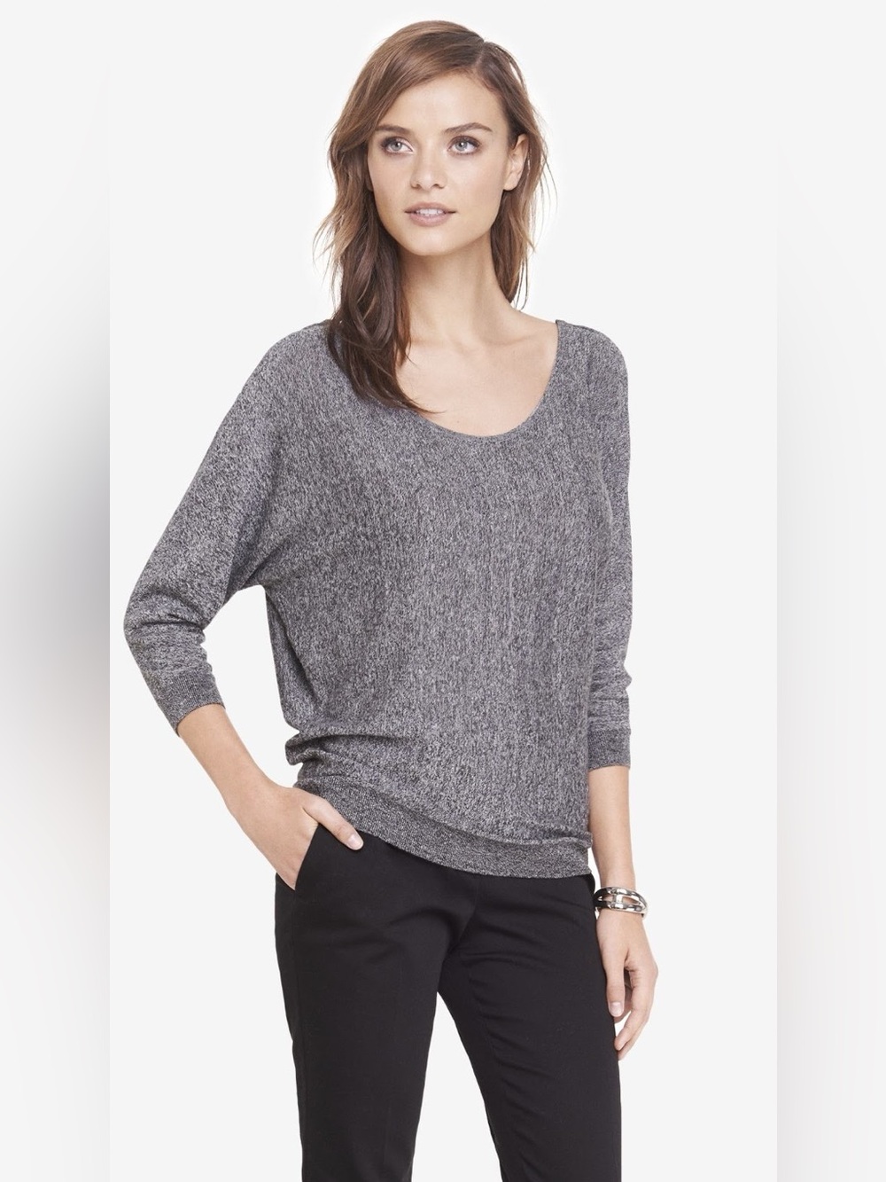 GUESS lace back sweater